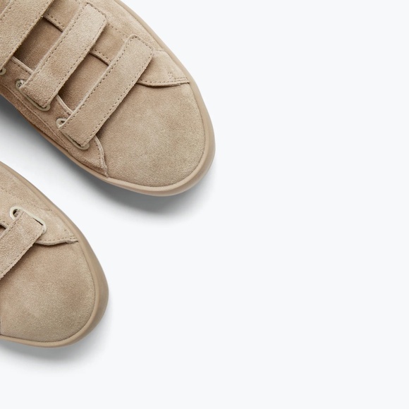 Freda Salvador Libby D’Orsay Sneaker in Stucco Suede, size 7 - Picture 10 of 13